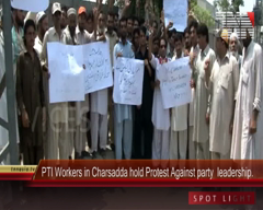 Charsadda PTI Workers Protest, Peshawar