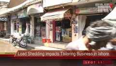 Load Shedding impacts Tailoring Business in Lahore.