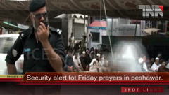Security alert for friday prayers in Peshawar