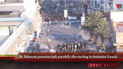 Karachi- End Of Juloos 9th Moharram-ul-Haram