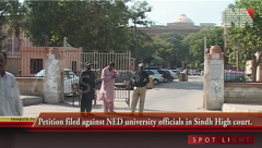Karachi- Petition Against NED University.