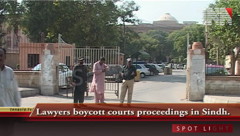 Karachi- Sindh High Court, Lawyers Strike.