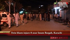 Karachi- Twin Blasts Near Imam Bargah