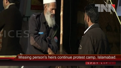 Islamabad- Missing Persons Families Camp.