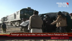 Quetta- Train & Car Collision, 1 Died & 2 Children Injured.