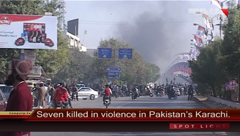 Karachi- Violence Against Killing, Roads Block.