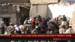 Quetta- Pushtoonabad Gas Blast, 6 Injured.
