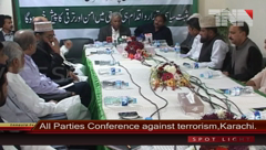 All Parties Conference against terrorism in Pakistan's Karachi