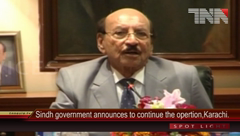 Karachi- CM Sindh Meeting on Security Situation.
