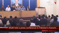 Karachi- MQM Presser.