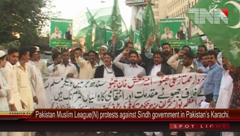 Karachi- PML(N) Protest.