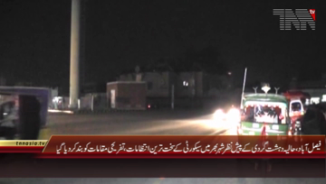 Faisalabad- Security High Alert, Parks Closed