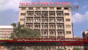 Karachi- Pakistan Stock Exchange, 100 Index Declines by 45 Points