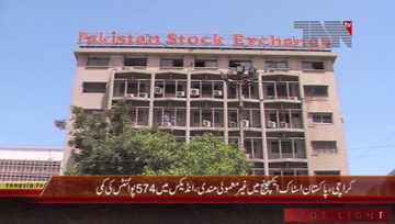 Karachi- Pakistan Stock Exchange, 100 Index declines by 574 Points