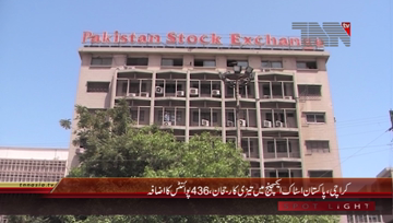 Karachi- Pakistan Stock Exchange, 100 Index rises by 436 Points 
