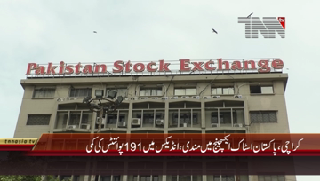 Karachi- Pakistan Stock Exchange, 100 Index declines by 191 Points