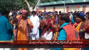 Bhit Shah- Speaker Sindh Assembly Agha Siraj Durrani Media Talk