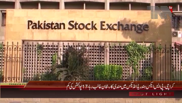 Karachi- Pakistan Stock Exchange,100 Index declines by 17 Points
