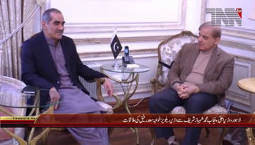 Lahore- CM Punjab Shahbaz Sharif meets Khawja Saad Rafique