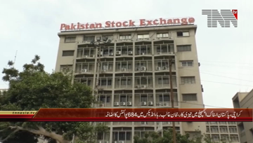 Karachi- Pakistan Stock Exchange, 100 Index rises by 684 Points