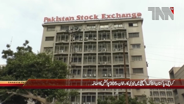 Karachi- Pakistan Stock Exchange 100 Index Rises by 305 Points 
