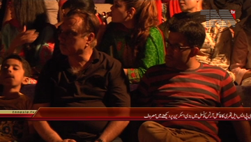 Karchi- People Watching PSL 3 On Big Screen