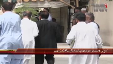 Karachi- Mayor Karachi Waseem Akhtar Apear In Supreme Court