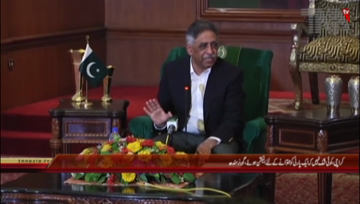 Karachi- Governor Sindh Muhammad Zubair Press Conference