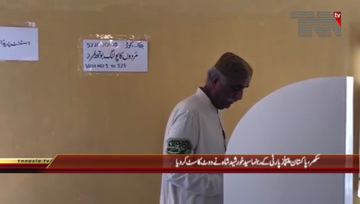 Sukkur- PPP Leader Khursheed Shah Vote Cast