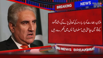 Multan- Shehbaz Sharif legally President of PMLN, says Shah Mehmood Qureshi 