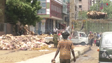 Karachi- Eid-ul-Adha, tonnes of Offal removed on second day