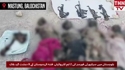 8 Indian-Backed Militants Killed in Two Major Security Operations in Balochistan